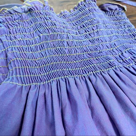 Roberta Oaks Shoulder tie dress with pockets! - Picture 5 of 5